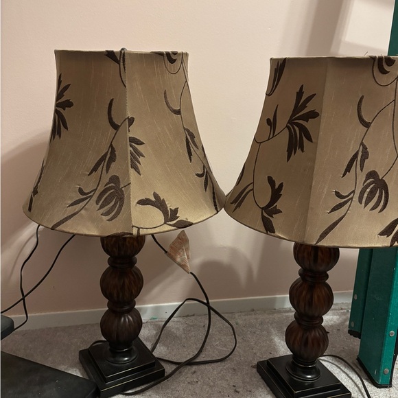 Rustic Brown Table Lamp - Picture 3 of 7